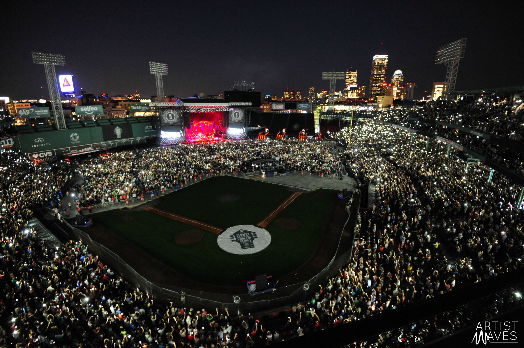 How MLB Ballparks Turn Into Magical Concert Venues Artist Waves a