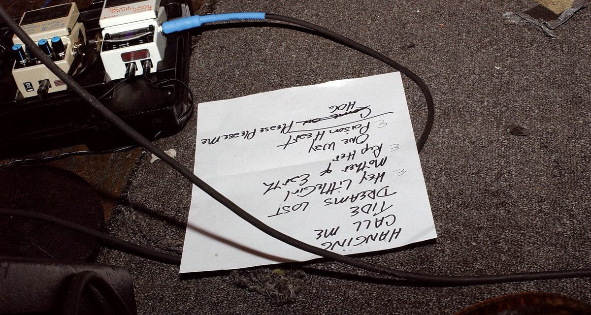 The Power Of A Setlist — On Stage And In Life