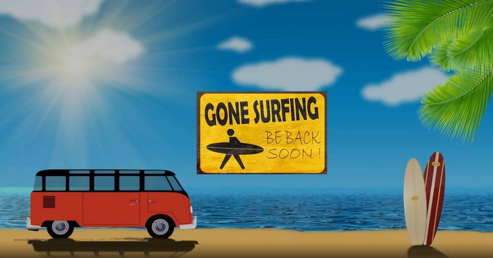 Gone Surfing! — We’ll Be Back July 9th!