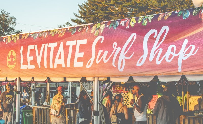 The Groundswell of the Levitate Music Festival