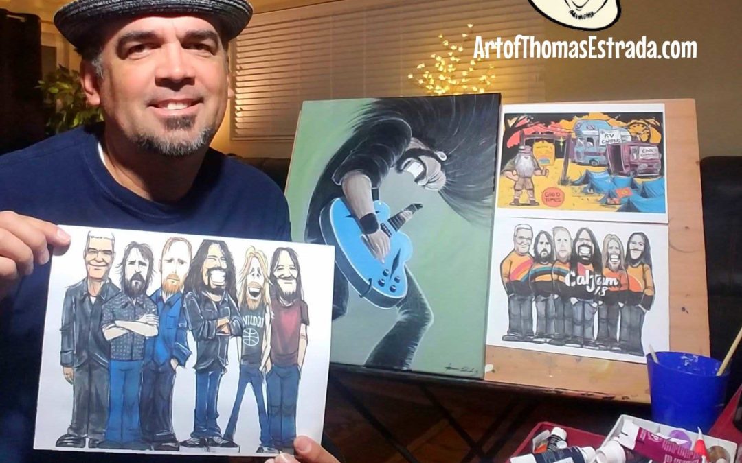 Thomas Estrada: Inside My Art – DreamWorks to Foo Fighters’ Cal Jam